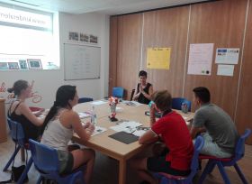 Una clase con Raquel